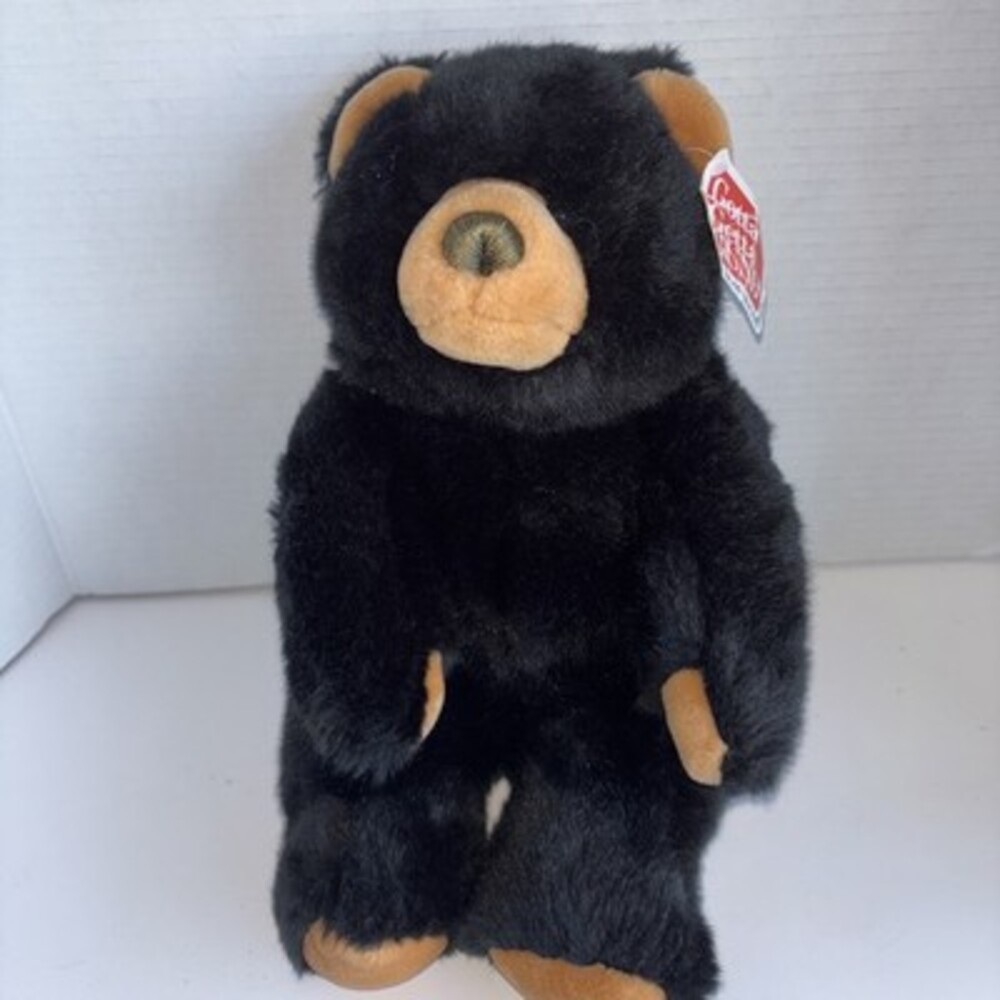 Gund Cubbins Black Stuffed Bear 319631 Vintage 11” NEW